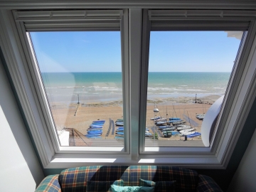 Fall asleep listening to the sea... Wake up to this view in the morning.